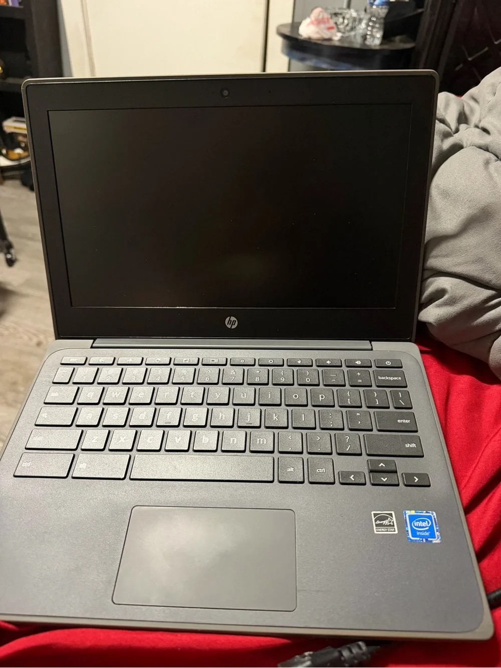 Intel-powered HP Chromebook in dark gray